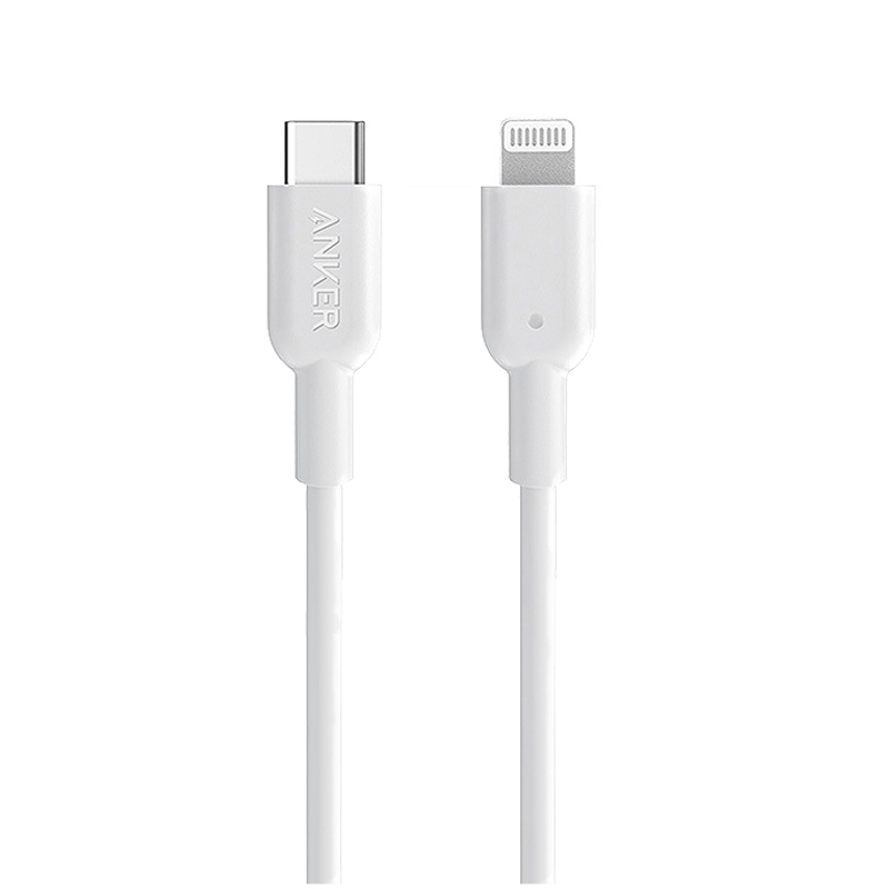 Cáp Anker PowerLine II Lightning to USB-C, dài 0.9m - A8632
