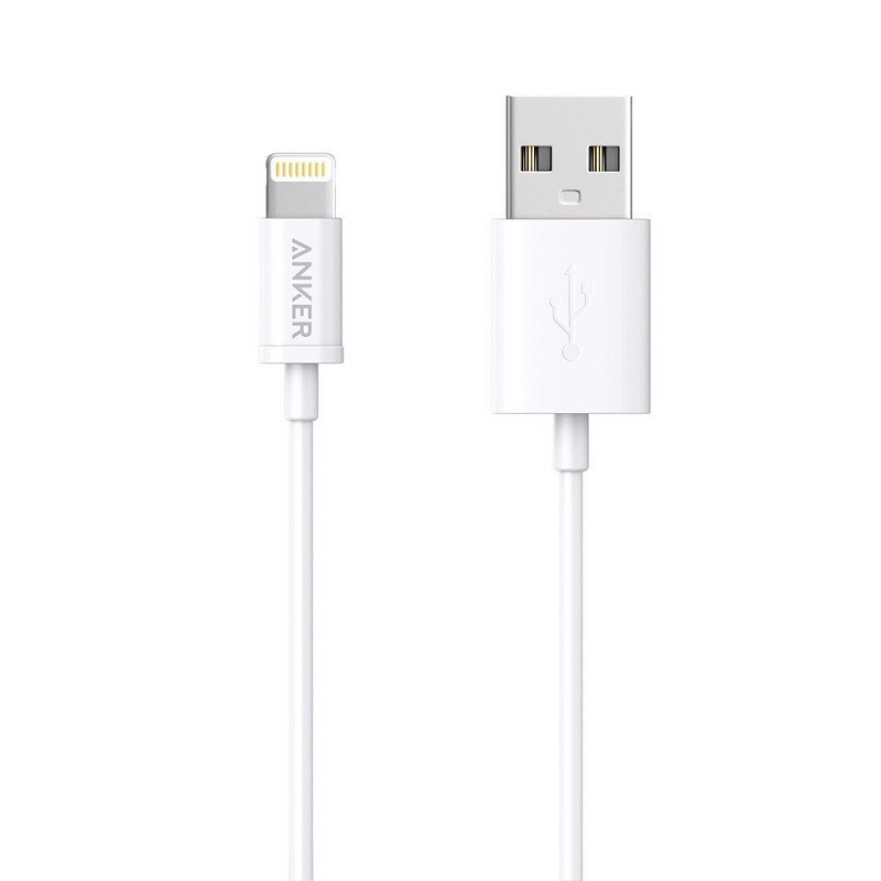 Dây cáp sạc Anker MFI USB To Lightning 3ft - A7101