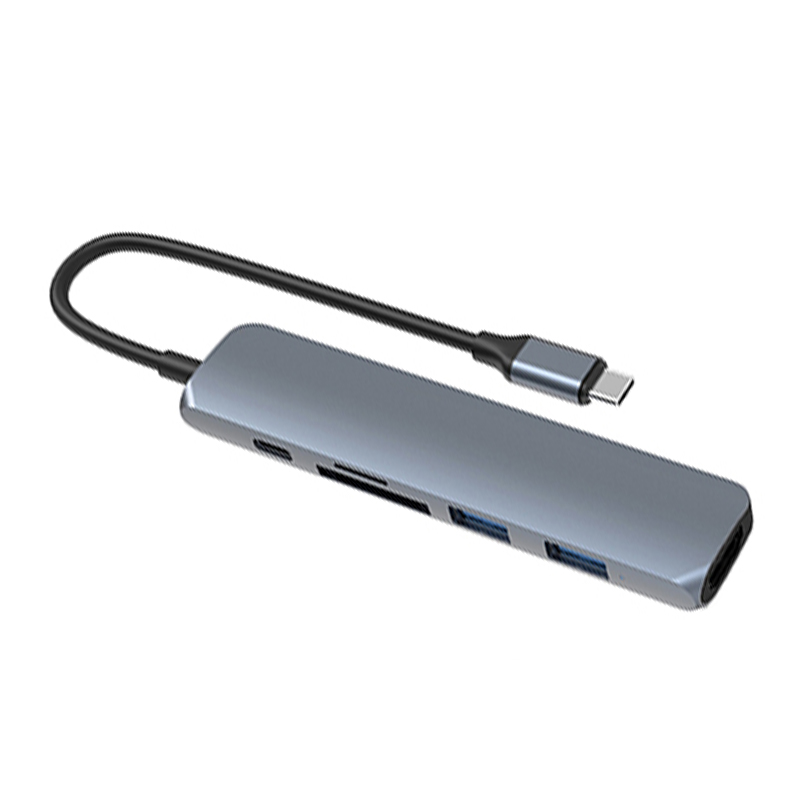 Cổng chuyển HyperDrive bar 6 in 1 USBC hub (HD22E)