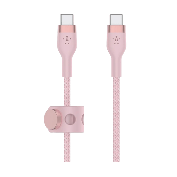 Cáp sạc USB-C - C BoostCharge PRO Flex 1m vỏ silicone bọc dù 60W Belkin