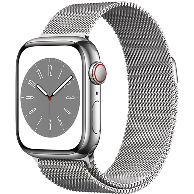 Apple Watch Series 8 41mm (LTE) Viền thép - Dây thép