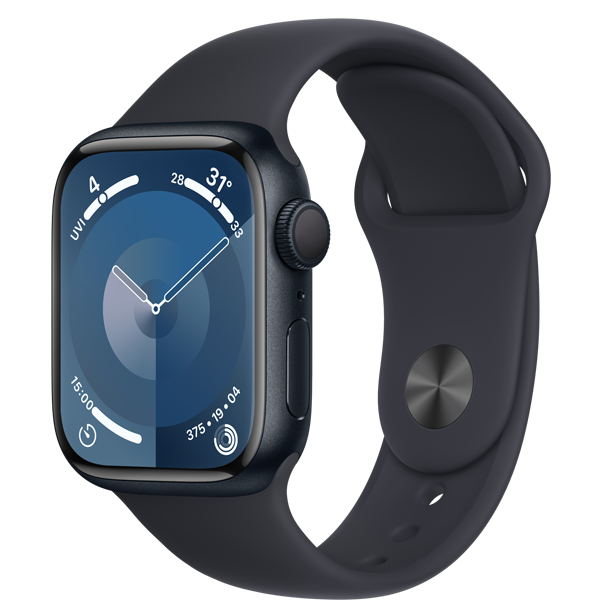 Apple Watch Series 9 45mm (GPS) Viền nhôm - Dây cao su size M/L