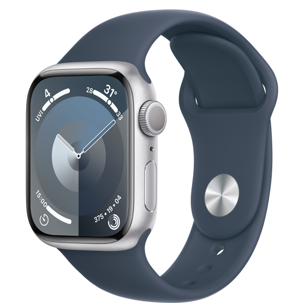 Apple Watch Series 9 41mm (LTE) Viền nhôm - Dây cao su size S/M