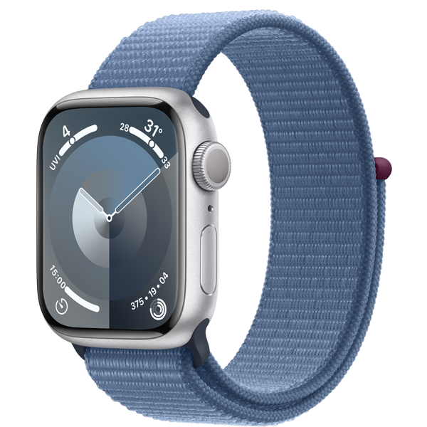 Apple Watch Series 9 41mm (GPS) Viền nhôm - Dây quấn thể thao