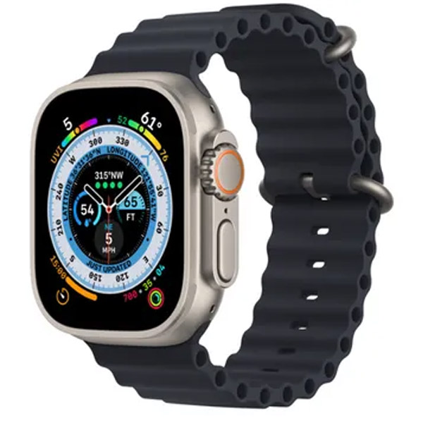 Apple Watch Ultra 49mm (LTE) Viền Titan - Dây cao su (Likenew)