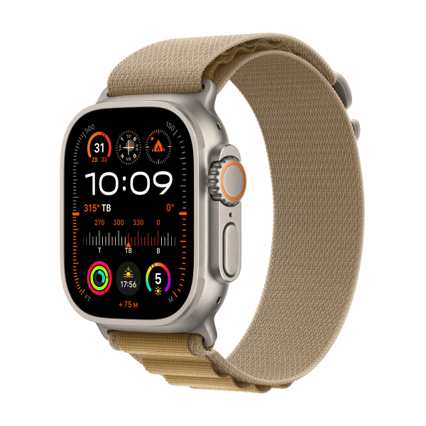 Apple Watch Ultra 2 (2024) 49mm (LTE) Viền Titan - Dây Alpine size L