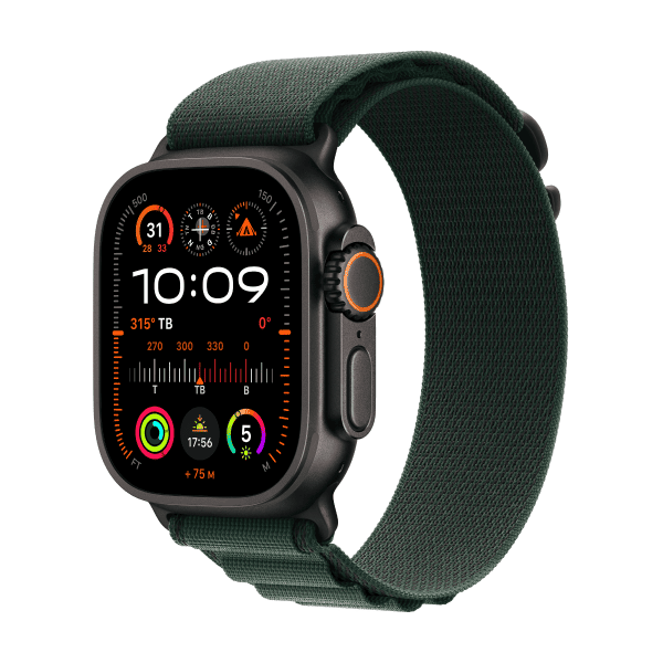 Apple Watch Ultra 2 (2024) 49mm (LTE) Viền Titan - Dây Alpine size M