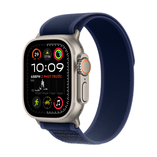 Apple Watch Ultra 2 (2024) 49mm (LTE) Viền Titan - Dây Trail S/M