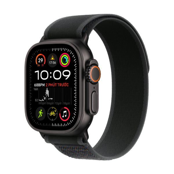 Apple Watch Ultra 2 (2024) 49mm (LTE) Viền Titan - Dây Trail S/M