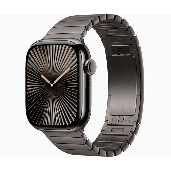 Apple Watch Series 10 42mm (LTE) Viền titan - Dây cao su size S/M