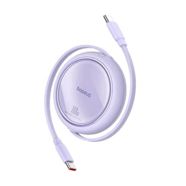 Cáp sạc dây rút Baseus Free2Draw Mini Type-C to Type-C 100W 1m
