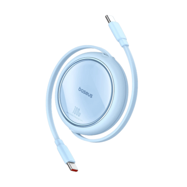 Cáp sạc dây rút Baseus Free2Draw Mini Type-C to Type-C 100W 1m