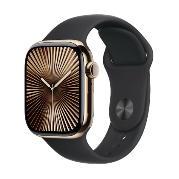 Apple Watch Series 10 46mm (LTE) Viền titan - Dây cao su size S/M