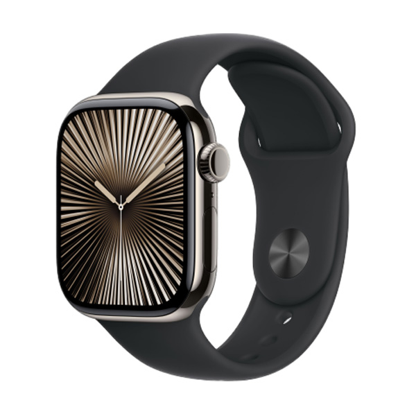 Apple Watch Series 10 42mm (LTE) Viền titan - Dây cao su size M/L
