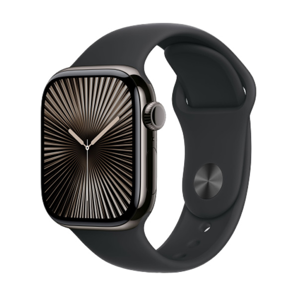 Apple Watch Series 10 42mm (LTE) Viền titan - Dây cao su size M/L