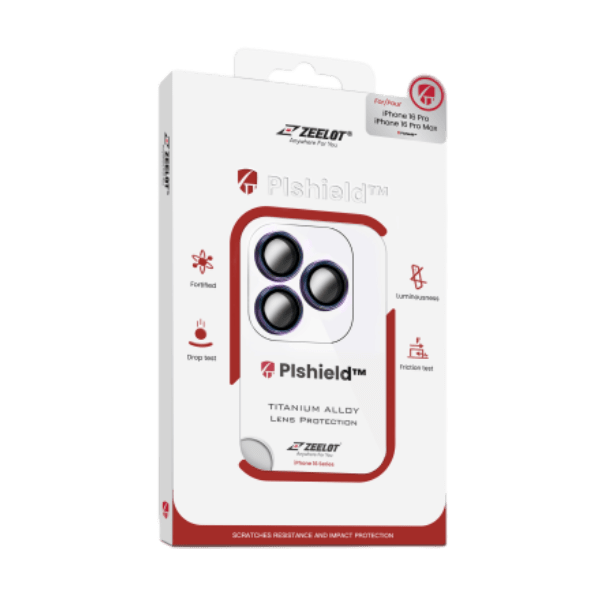 Dán cường lực camera iPhone 16 Pro /16 Pro Max Zeelot Pishield