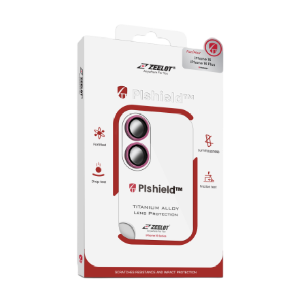 Dán cường lực camera iPhone 16 /16 Plus Zeelot Pishield