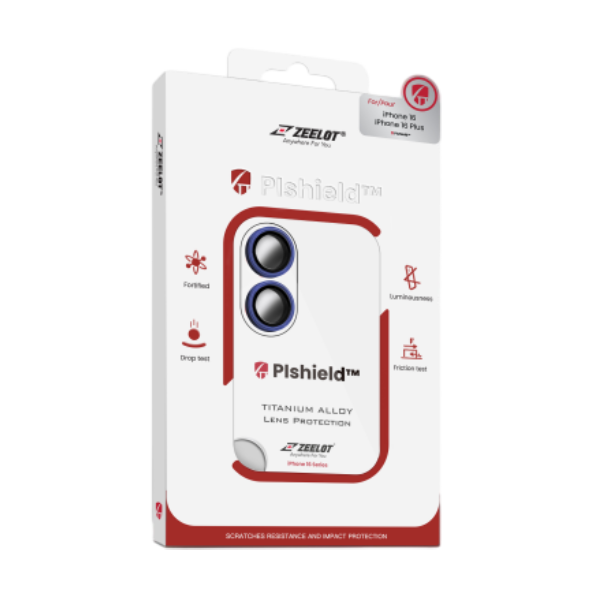 Dán cường lực camera iPhone 16 /16 Plus Zeelot Pishield