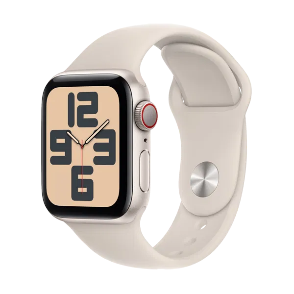 Apple Watch SE 2 (2024) 44mm (LTE) Viền nhôm - Dây cao su size S/M