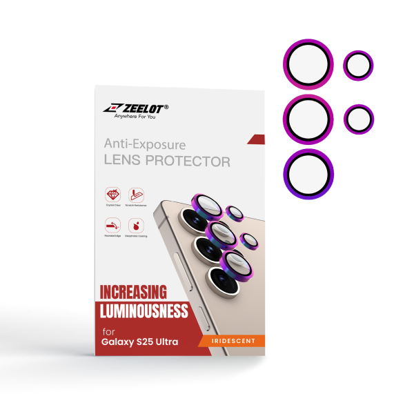 Dán kính cường lực Camera Samsung Galaxy S25 Ultra Zeelot Pishield