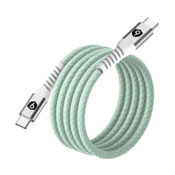 Cáp sạc từ tính tự cuộn 9FIT USB-C to USB-C 1M