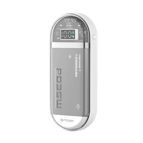 Pin sạc dự phòng kèm cáp Mazer PowerCharge Link 10.000mAh PD35W Dual USB-C