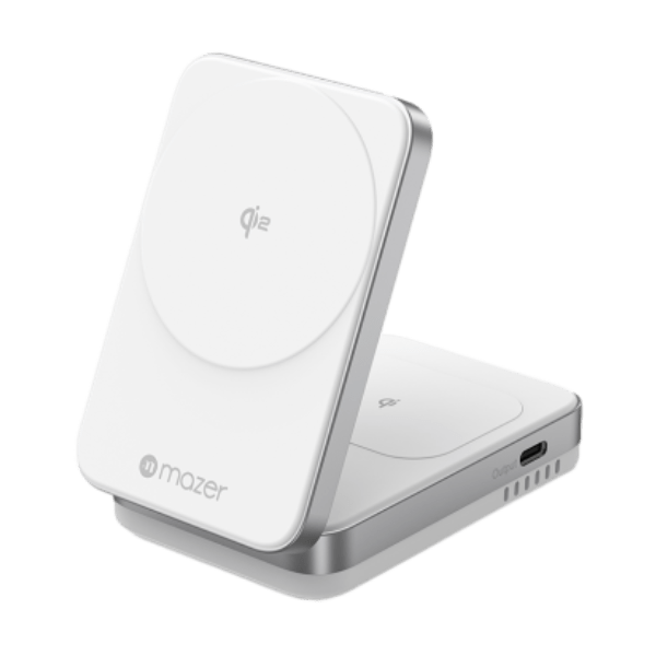 Đế sạc không dây Mazer Qi2 MagFold02 2in1