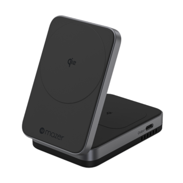 Đế sạc không dây Mazer Qi2 MagFold02 2in1