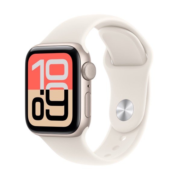 Apple Watch SE 3 (2025) 40mm (GPS) Viền nhôm - Dây cao su S/M