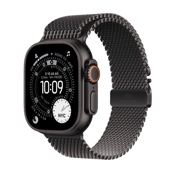 Apple Watch Ultra 3 (2025) 49mm (5G) Viền Titan - Dây Milanese