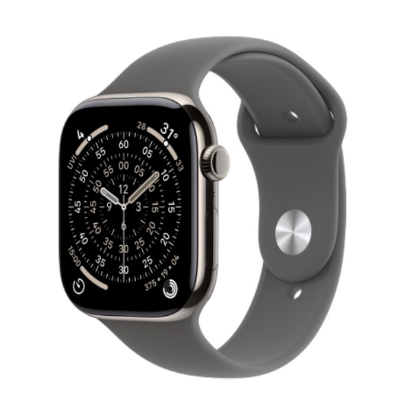 Apple Watch Series 11 46mm (5G) Viền titan - Dây cao su M/L